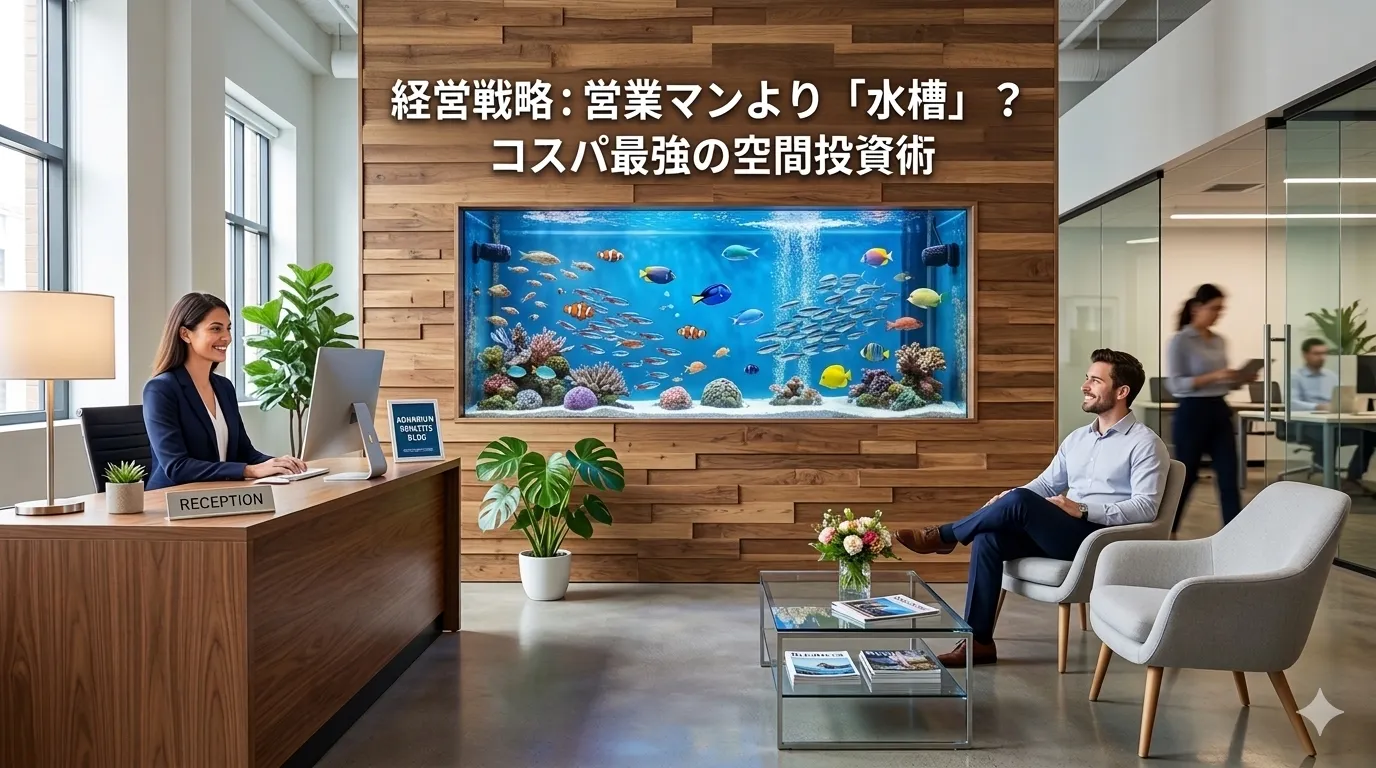 コスパも良いアクアリウムの空間投資術(事例集)